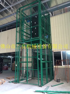 佛山導(dǎo)軌四桅升降機(jī)廠家 sjd300kg-3m